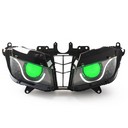 032 Fully Headlight Fit Honda Cbr600Rr 2013 2014 2015 2016 Hid Light Kit Green Demon Eye